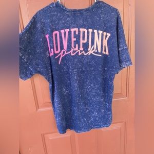 VS Pink oversized tee